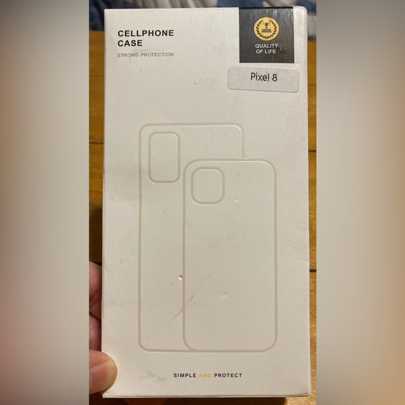 NWT Pixel 8 Black Cellphone Protective Case With Metal Loop - Picture 5 of 13